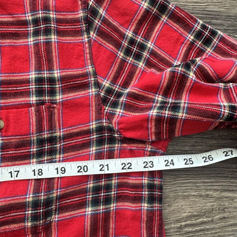Old Navy Flannel Plaid LS Shirt Mens XL Multicolor Classic Regular Fit Button Up - Picture 3 of 9